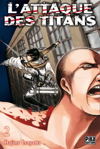 Couverture du manga L’Attaque des Titans L'Attaque des Titans · Tome 2, « Tome 2 »