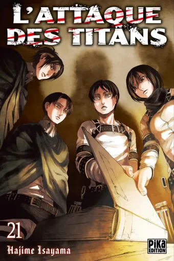 Couverture du manga L’Attaque des Titans L'Attaque des Titans · Tome 21, « Tome 21 »