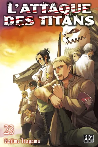 Couverture du manga L’Attaque des Titans L'Attaque des Titans · Tome 23, « Tome 23 »