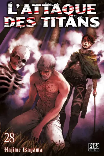 Couverture du manga L’Attaque des Titans L'Attaque des Titans · Tome 28, « Tome 28 »