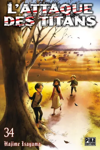 Couverture du manga L’Attaque des Titans L'Attaque des Titans · Tome 34, « Tome 34 »