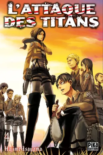 Couverture du manga L’Attaque des Titans L'Attaque des Titans · Tome 4, « Tome 4 »