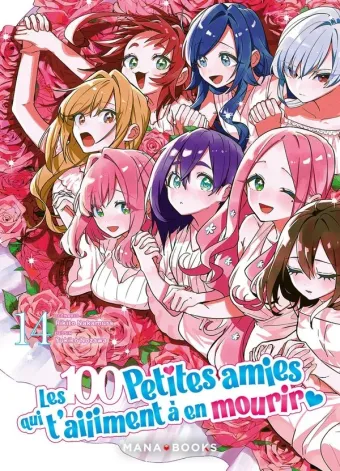 Couverture du manga Les 100 petites amies qui t’aiiiment à en mourir Tome 14