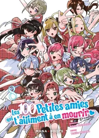 Couverture du manga Les 100 petites amies qui t’aiiiment à en mourir Tome 8