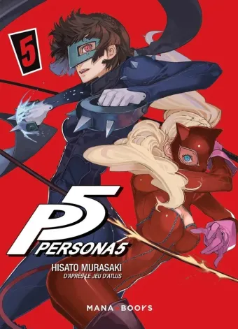 Couverture du manga P5, Persona 5 Tome 5