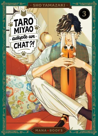 Couverture du manga Taro Miyao adopte un chat ?! Tome 3