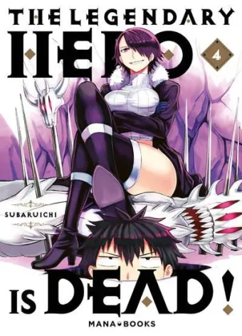 Couverture du manga The legendary hero is dead ! Tome 4