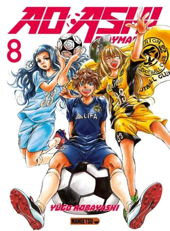 Couverture du manga Ao Ashi – playmaker Tome 8