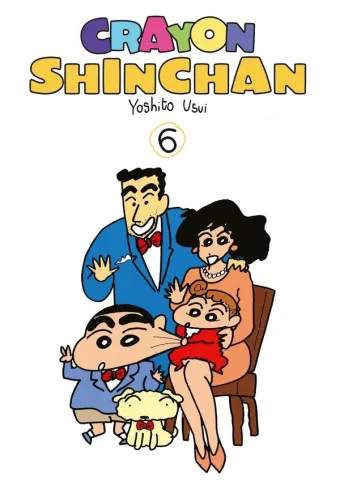 Couverture du manga Crayon Shinchan Tome 6
