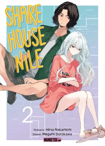 Couverture du manga Sharehouse Nile Tome 2