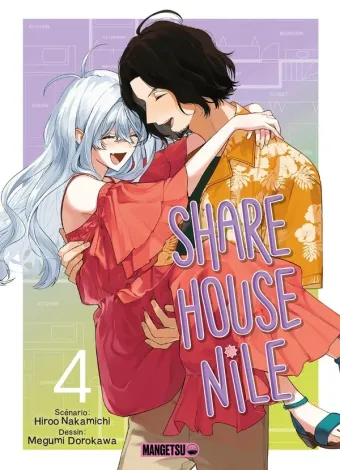 Couverture du manga Sharehouse Nile Tome 4