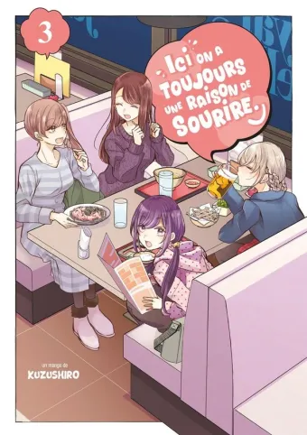 Couverture du manga Ici on a toujours une raison de sourire Tome 3