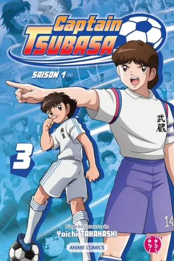 Couverture du manga Captain Tsubasa, saison 1 Tome 3
