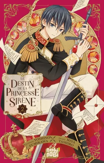 Couverture du manga Le destin de la princesse sirène Tome 2