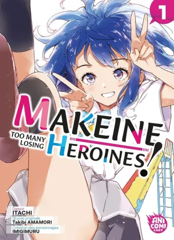Couverture du manga Makeine : Too Many Losing Heroines ! Tome 1