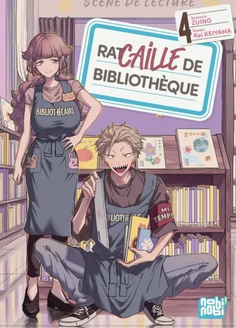 Couverture du manga Racaille de bibliothèque Tome 4