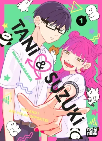 Couverture du manga Tani & Suzuki – you and I are the polar opposites Tome 1