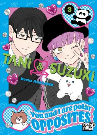 Couverture du manga Tani & Suzuki – you and I are the polar opposites Tome 3