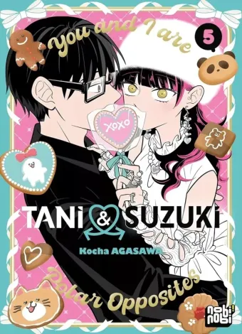 Couverture du manga Tani & Suzuki – you and I are the polar opposites Tome 5