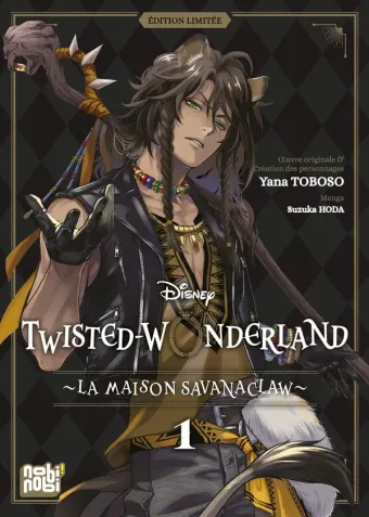Couverture du manga Twisted-Wonderland – la maison Savanaclaw Tome 1
