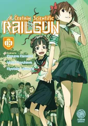 Couverture du manga A certain scientific railgun Tome 3