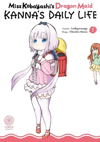 Couverture du manga Miss Kobayashi’s dragon maid – Kanna’s daily life Tome 1