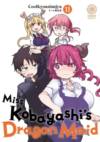 Couverture du manga Miss Kobayashi’s dragon maid Tome 11