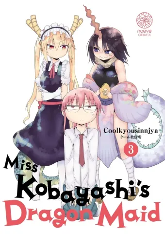 Couverture du manga Miss Kobayashi’s dragon maid Tome 3