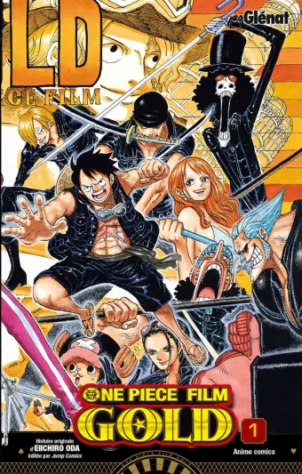 Couverture du manga One Piece Anime comics Film Gold · Tome 1, « Tome 1 »