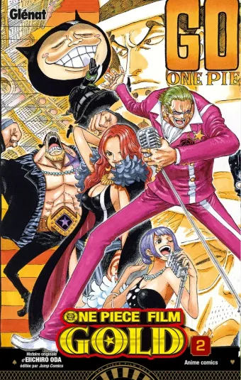 Couverture du manga One Piece Anime comics Film Gold · Tome 2, « Tome 2 »