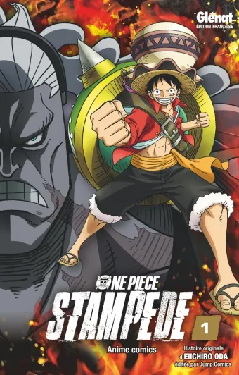 Couverture du manga One Piece Anime comics Hors-série, « One Piece Anime comics - Film Stampede - Tome 01 »