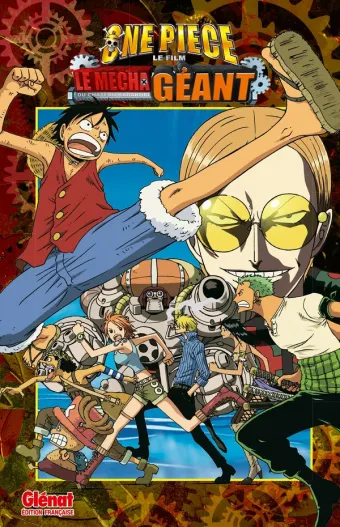 Couverture du manga One Piece Anime comics Hors-série, « One Piece Anime comics - Le mecha géant du château Karakuri »