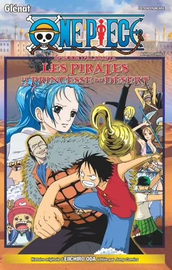 Couverture du manga One Piece Anime comics Hors-série, « One Piece Anime comics - L'épisode d'Alabasta »