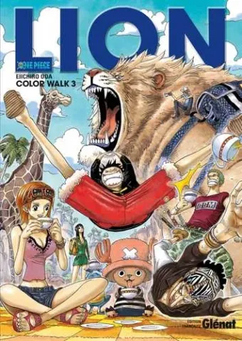 Couverture du manga One Piece Color Walk Tome 3, « Lion »