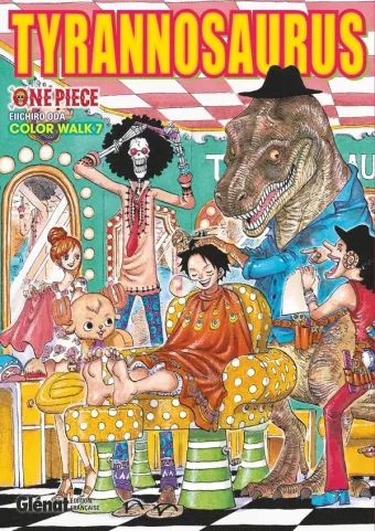 Couverture du manga One Piece Color Walk Tome 7, « Tyrannosaurus »