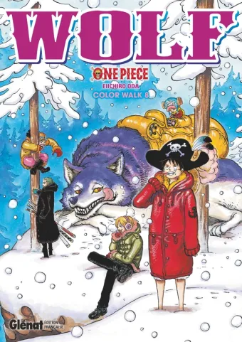 Couverture du manga One Piece Color Walk Tome 8, « Wolf »