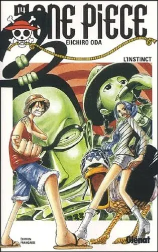 Couverture du manga One Piece – Édition de 2000 Tome 14, « L'instinct »