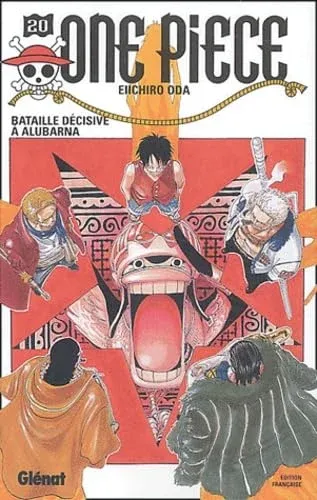 Couverture du manga One Piece – Édition de 2000 Tome 20, « Bataille décisive à Alubarna »