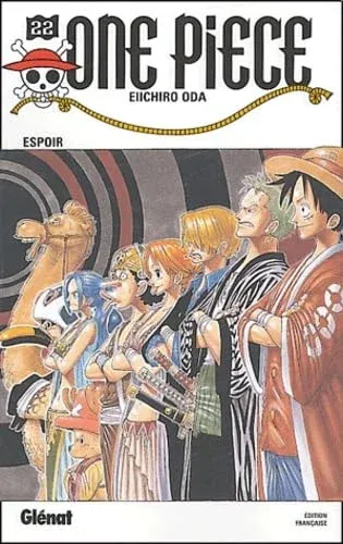 Couverture du manga One Piece – Édition de 2000 Tome 22, « Espoir »