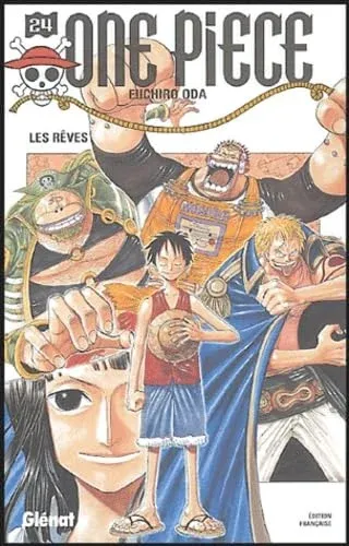 Couverture du manga One Piece – Édition de 2000 Tome 24, « Les rêves »