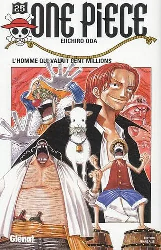 Couverture du manga One Piece – Édition de 2000 Tome 25, « L'homme qui valait cent millions »