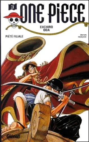 Couverture du manga One Piece – Édition de 2000 Tome 3, « Piété filiale »