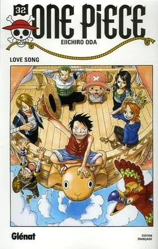 Couverture du manga One Piece – Édition de 2000 Tome 32, « Love song »