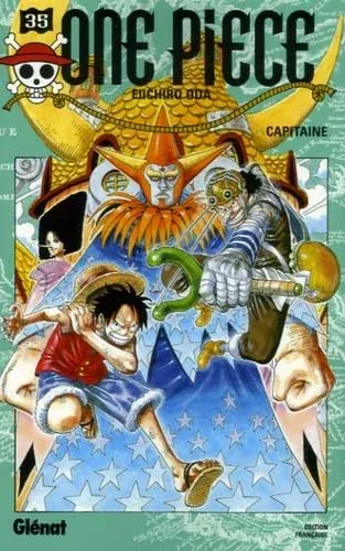 Couverture du manga One Piece – Édition de 2000 Tome 35, « Capitaine »