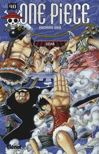 Couverture du manga One Piece – Édition de 2000 Tome 40, « Gear »
