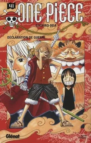 Couverture du manga One Piece – Édition de 2000 Tome 41, « Déclaration de guerre »