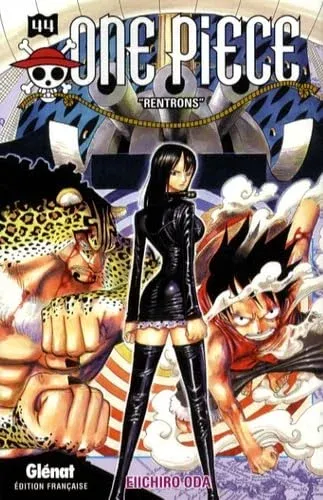 Couverture du manga One Piece – Édition de 2000 Tome 44, « Rentrons »