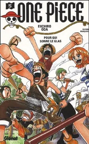 Couverture du manga One Piece – Édition de 2000 Tome 5, « Pour qui sonne le glas »