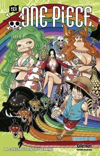 Couverture du manga One Piece – Édition de 2000 Tome 53, « La constitution souveraine »