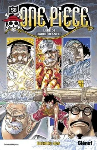 Couverture du manga One Piece – Édition de 2000 Tome 58, « L'ère de Barbe Blanche »